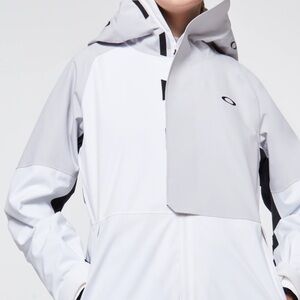 Camelia Insulated Jacket - Oakley Women's Snow Jacket in White and Gray